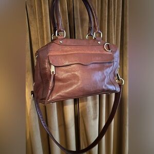 Rebecca Minkoff MAB Brown Leather Crossbody Bag Y2K